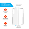 Ochranné pouzdro FIXED Pure pro Samsung Galaxy Z Fold5 5G, čiré