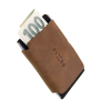 Kožená peněženka FIXED Tiny Wallet z pravé hovězí kůže, hnědá