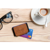 Kožená peněženka FIXED Tiny Wallet z pravé hovězí kůže, hnědá