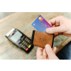 Kožená peněženka FIXED Tiny Wallet z pravé hovězí kůže, hnědá