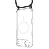Pouzdro FIXED MagPure Neck s černou šňůrkou na krk pro Apple iPhone Air