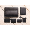 Kožená peněženka FIXED Tiny Wallet z pravé hovězí kůže,černá