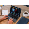 Kožené pouzdro FIXED Oxford pro Apple MacBook 12" (Barva Modrá)