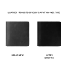 Kožená peněženka FIXED Classic Wallet z pravé hovězí kůže, černá (Barva Černá)