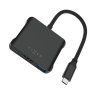 USB-C hub FIXED Quadri 5-portový s PD 3.1 140W, vesmírně černý