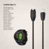 Nabíjecí USB-C kabel FIXED pro Garmin Forerunner/Fenix/Venu/Vívoactive/Instinct, 2 m, černý