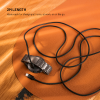 Nabíjecí USB-C kabel FIXED pro Garmin Forerunner/Fenix/Venu/Vívoactive/Instinct, 2 m, černý