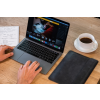 Kožené pouzdro FIXED Oxford pro Apple MacBook Air 13,6" (2022/2024/2025) (Barva Černá)