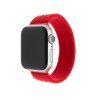 Elastický nylonový řemínek FIXED Nylon Strap pro Apple Watch 42/44/45/46/49mm (Barva Červená, Velikost L)