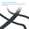 Nabíjecí a datový opletený kabel FIXED USB-C/USB-C s Lightning adaptérem, PD, MFi, 60W, 1,2 m, šedý
