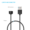 Nabíjecí USB-A kabel FIXED pro Xiaomi Mi Band / Smart Band 5/6/7, černý