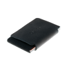 Kožená peněženka FIXED Tiny Wallet for AirTag z pravé hovězí kůže, černá (Barva Černá)