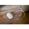 Krátký nabíjecí a datový opletený kabel FIXED USB-C/Lightning PD 0,5 m MFi, bílý
