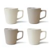 Sada 4 velkých keramických hrnků 400ml