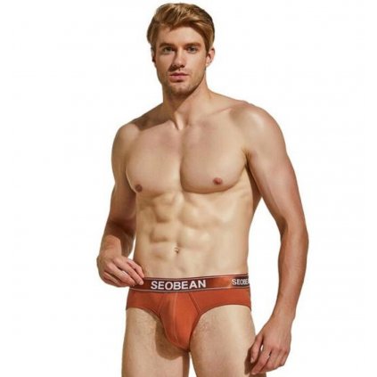 SEOBEAN SOFT LOUNGE BRIEF bavlněné slipy, cut´n´side