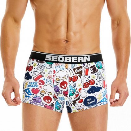 SEOBEAN GRAFITI PRINTED vzorované prodyšné boxerky