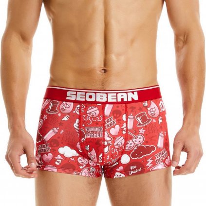 SEOBEAN GRAFITI PRINTED vzorované prodyšné boxerky