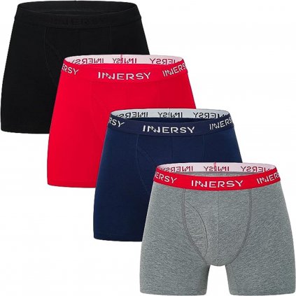 Boxerky, sada 4ks INNERSY LONG