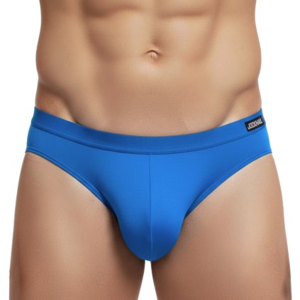 Hladké modré slipy