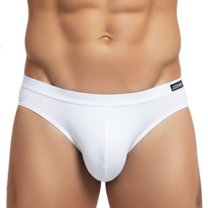 Hladké bílé slipy