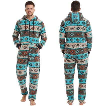 Plyšový overal na zip