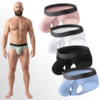 Manview bambusové PushUp slipy 4 barvy