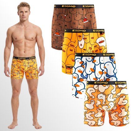Hebké prodloužené boxerky DUKEBOY