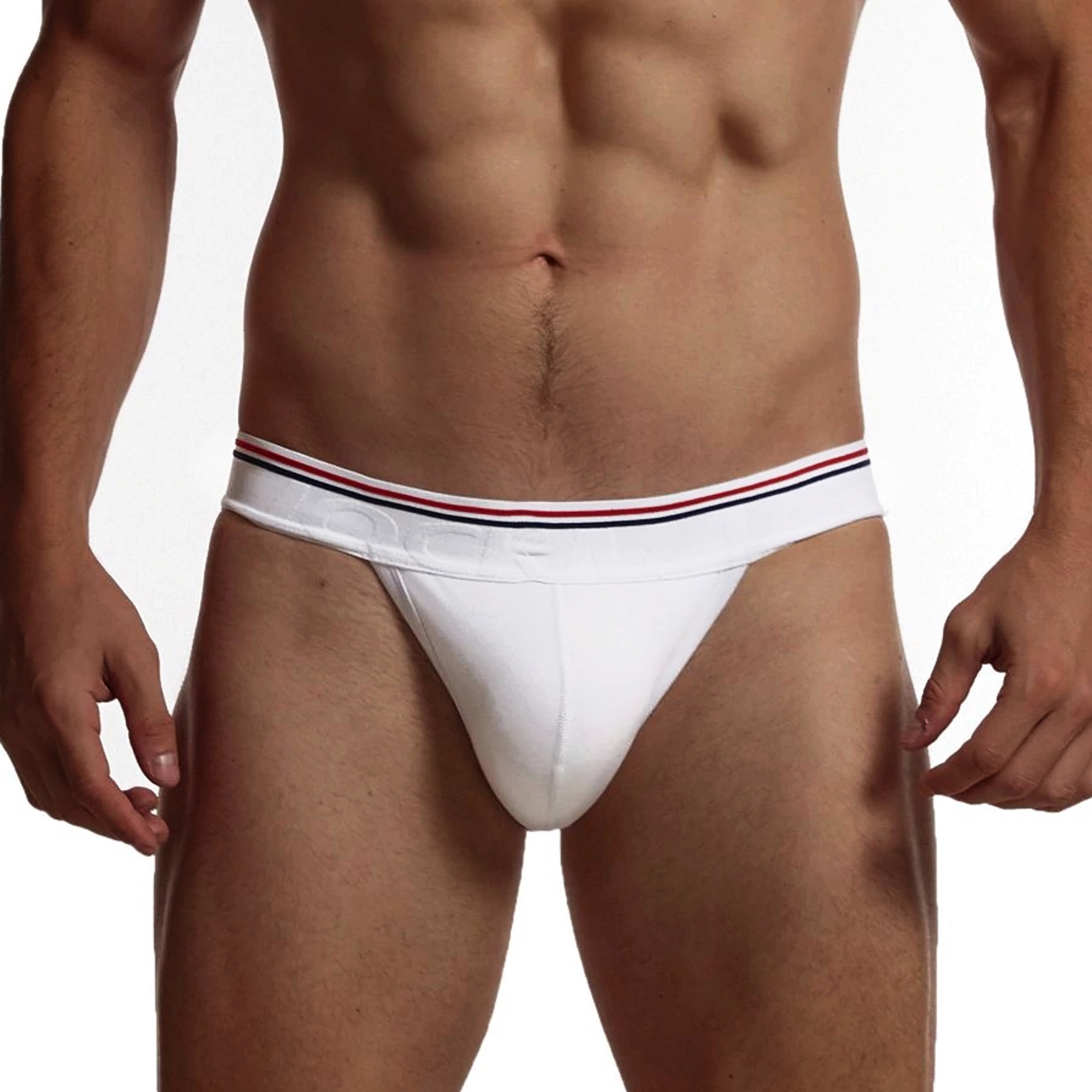 JOCKMAIL PINSTRIPE WAISTBAND bavlněné slipy, 3D logo v pase Velikost: M