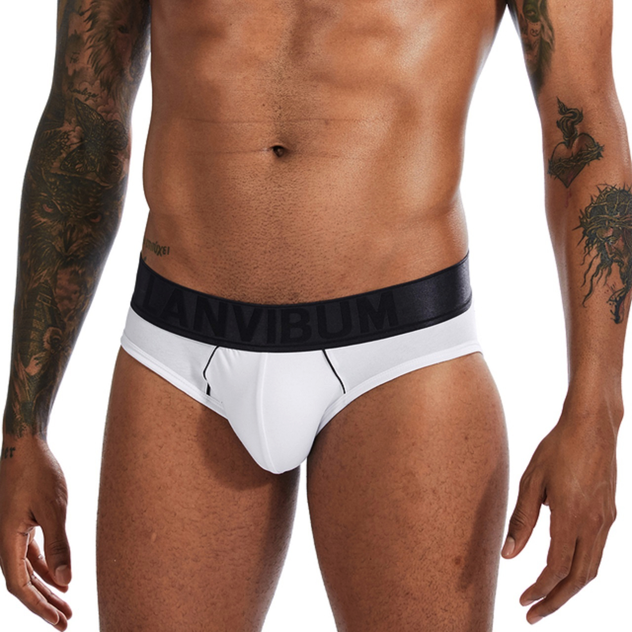 LANVIBUM METALLIC-BAY COMFORT bavlněné slipy s metalickým pasem Velikost: M