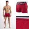 Burgundy bavlněné boxerky