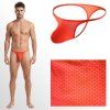 Síťovaná anatomická tanga Dukeboy oranžová reflexní
