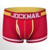 Síťované boxerky Jockmail červené