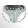 Sportovní prodyšné jocksy RUNHERO světle šedé