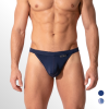 Anatomická tanga DUKE 22 model modrá a květinový vzor