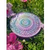 Duhový podtácek mandala s květy