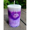 Svíčka malá fialová