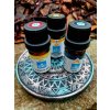 Podtácek mandalla se třemi esenciálními oleji - Ylang Ylang, Opoponax, Laurel