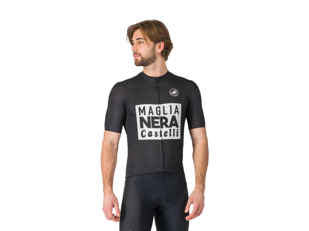 Castelli Vintage GIRO D'Italia, Black  Pánsky cyklistický dres v štýlovom vintage dizajne