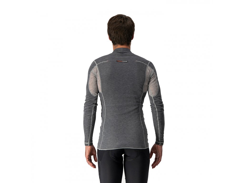 Castelli Flanders Warm LS Grey Zimna funk na bielize s dlhym rukavom Castelli.sk