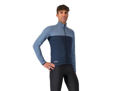 Castelli Estremo Jacket, Mirage/ Dark infinity blue  Bunda do rôznych zimných podmienok