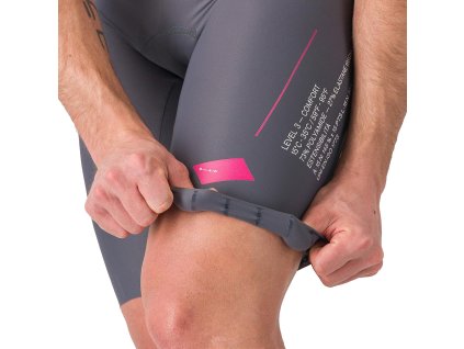 Castelli Espresso R-A/D bibshort, Smoky gray  Letné cyklo kraťasy vhodné pre väčšinu vašich výjazdov