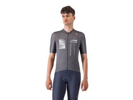 Castelli Espresso R-A/D Jersey, Smoky gray  Letný dres so skvelými vlastnosťami, vhodný na cestu aj gravel jazdy