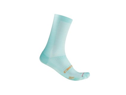 Castelli Espresso 18, Pool blue Funkčné letné cyklistické ponožky, ako doplnok k espresso šatníku