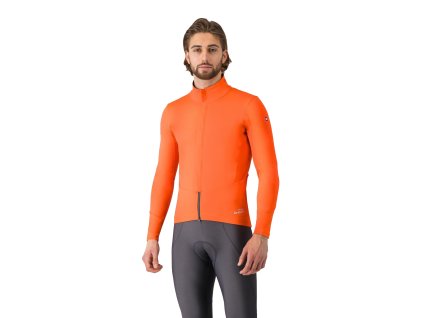 165648 castelli perfetto air jacket brilliant orange