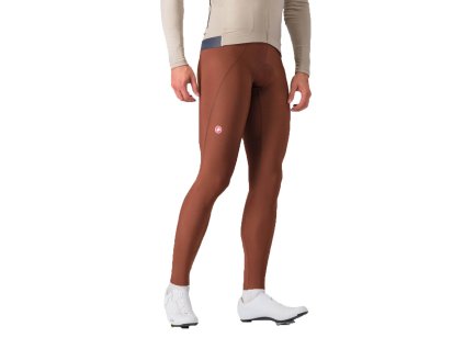 Castelli Espresso Bibtight, Deep mocha  Pánske cyklistické nohavice s trakmi
