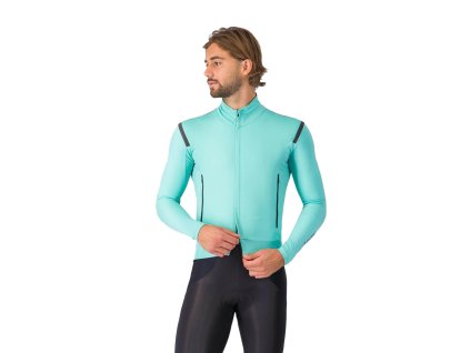 Castelli Perfetto Ros 3 Jacket, Pool blue  Bunda vhodná do väčšiny podmienok