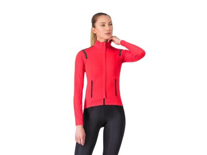 Castelli Perfetto Ros 3 W Jacket, Hibiscus  Dámska cyklo bunda do väčšiny podmienok