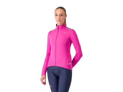 Castelli Espresso Air W Jacket, Violet pink  Priliehavá dámska cyklistická bunda