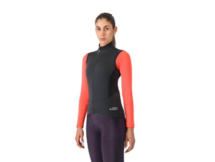 Castelli Perfetto Air W Vest, Light black  Dámska cyklo vesta do chladných podmienok