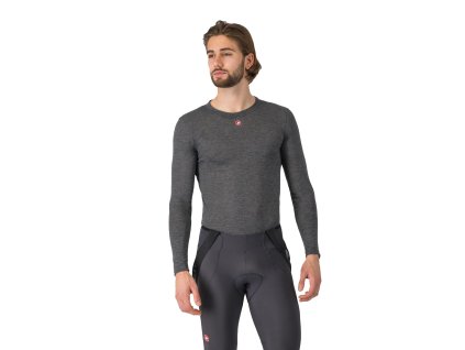 166191 castelli medio baselayer ls melange gray
